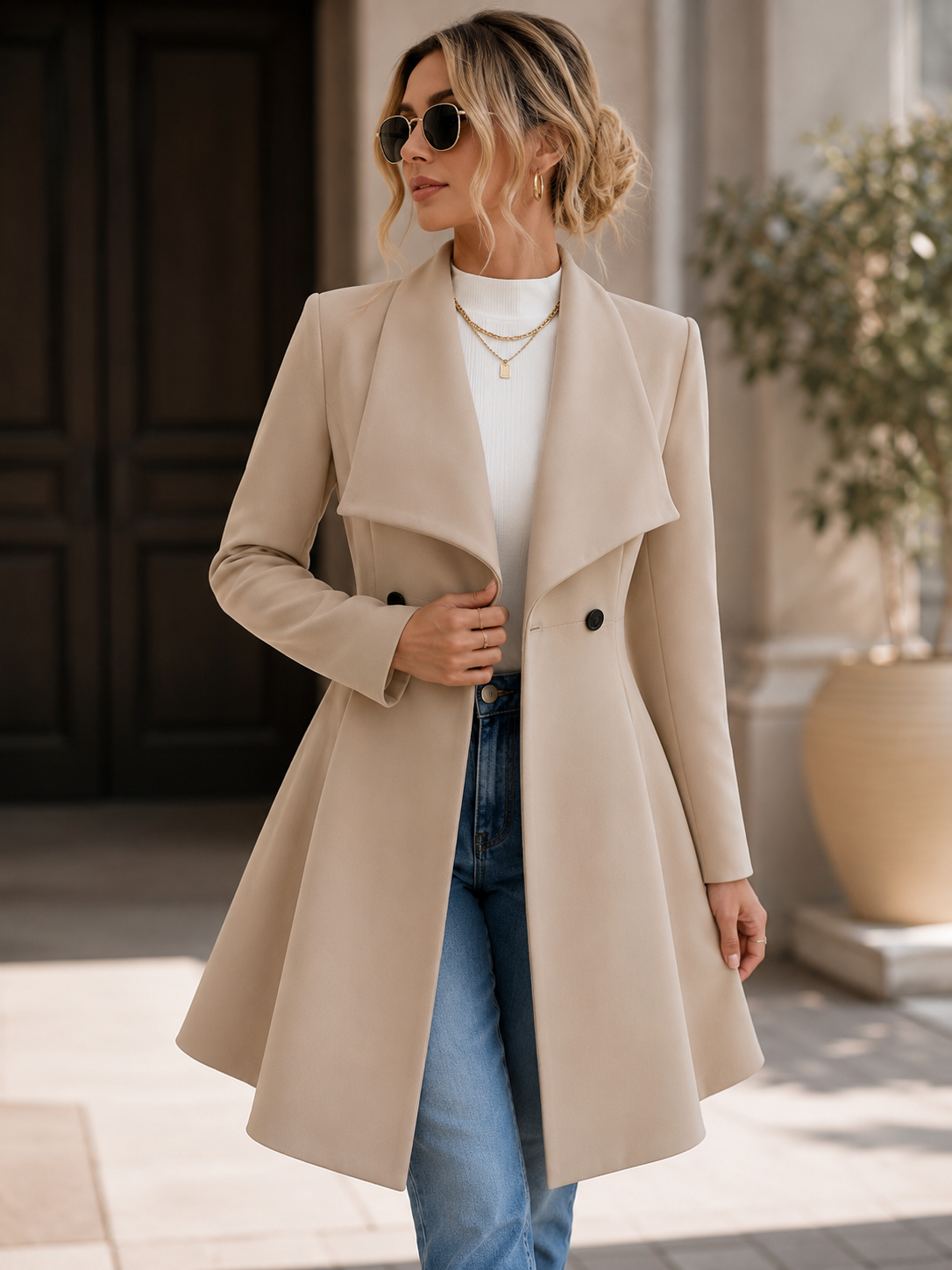✨ Abrigo Largo  Elegance – Sofisticación que Destaca en Cada Paso
