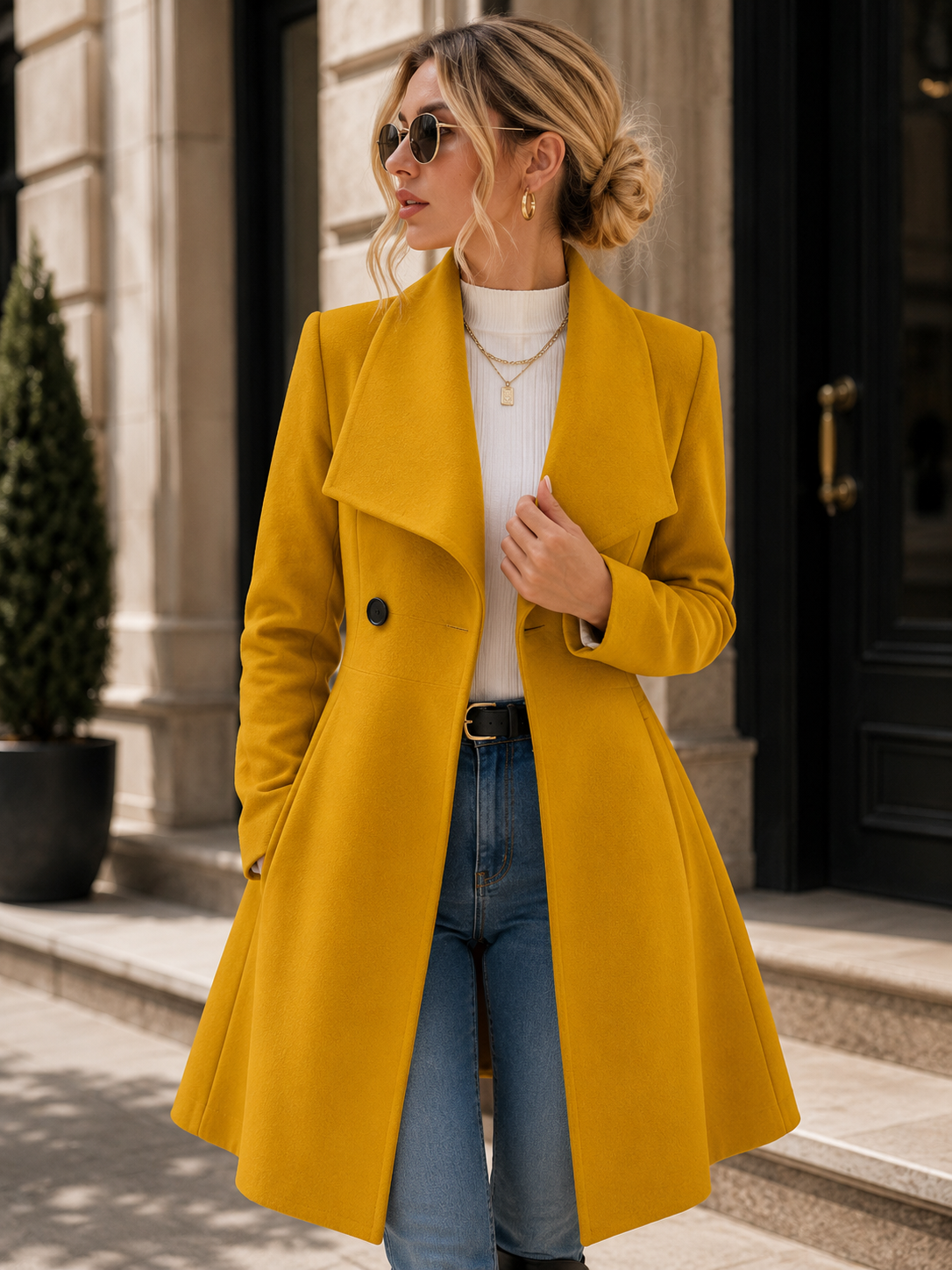 ✨ Abrigo Largo  Elegance – Sofisticación que Destaca en Cada Paso