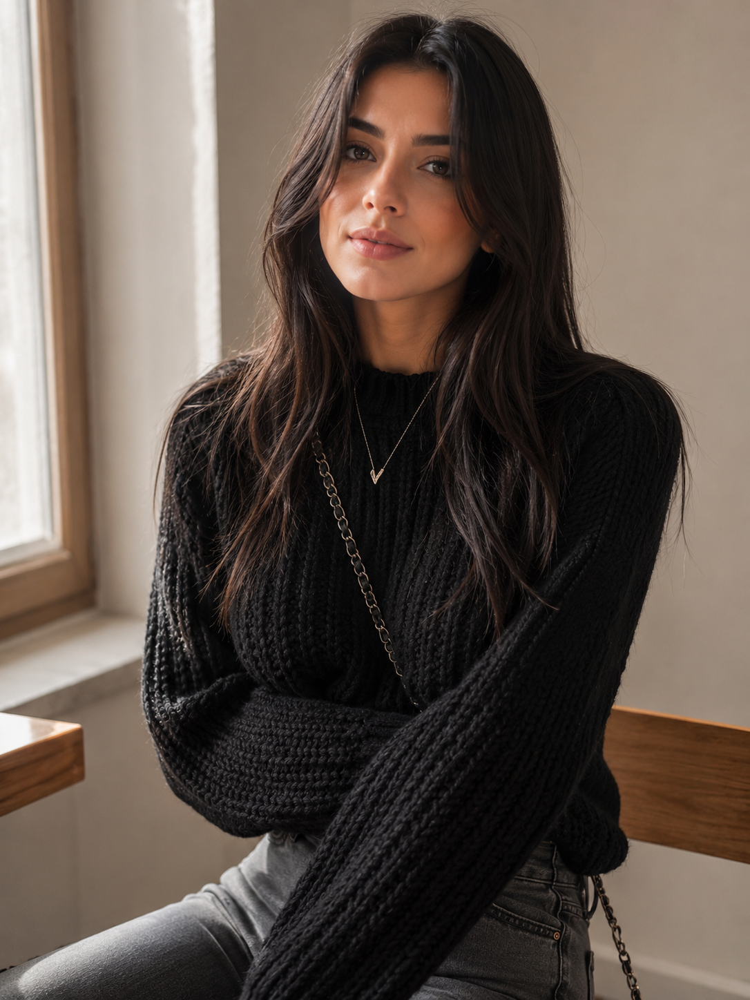 Cozy Luxe | Jersey de Punto Grueso Premium para Mujer
