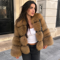 Aurora Luxe | Chaqueta de Pelo Premium con y sin  Capucha para Mujer
