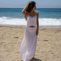 Conjunto  Boho Chic para Mujer | Top de Encaje y Pantalón Palazzo